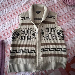 Pendleton Lambs Wool Vest